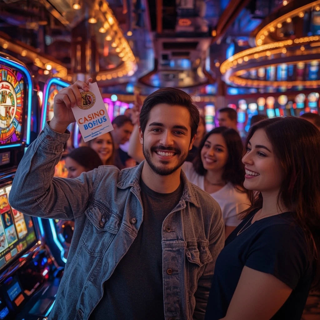 a person with a Play Million Casino bonus