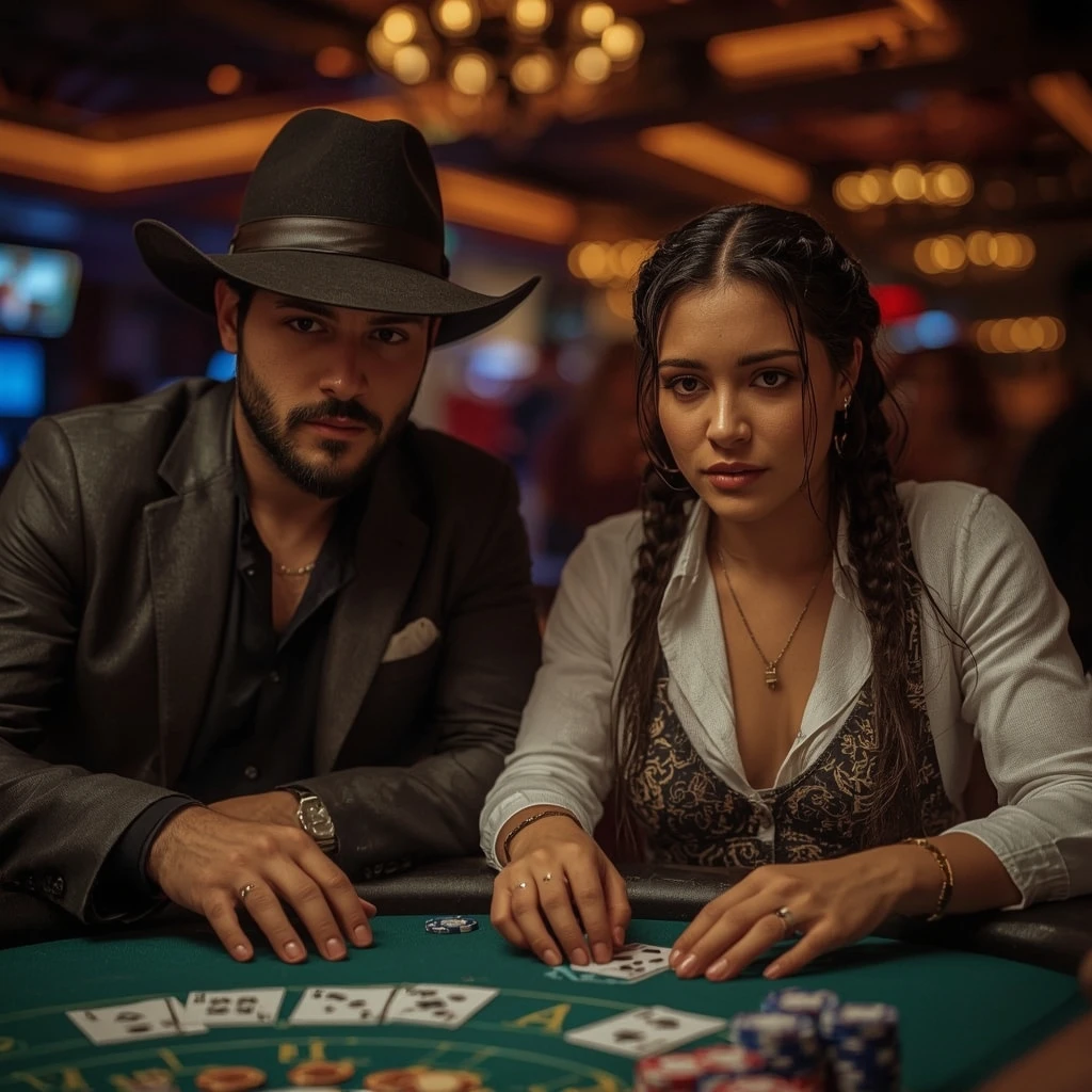 photo of two poker players PLAY MILLION CASINO